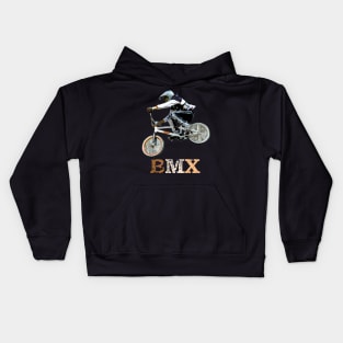 bmx racing Kids Hoodie